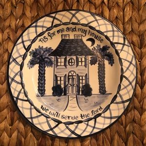 🏡 Hand Painted Mustard Seed Collector Plate